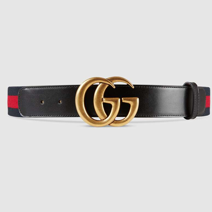 グッチ GUCCI BELT レディース ベルト 409416 H17WT 8632 BLACK/RED/BLUE