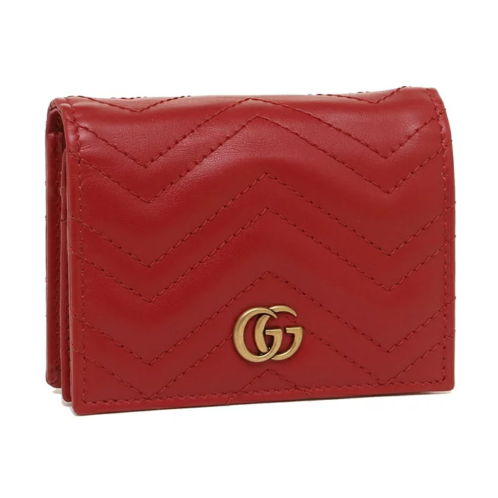 グッチ GUCCI SLG  レディースウォレット 466492 DTD1T 6433 RED