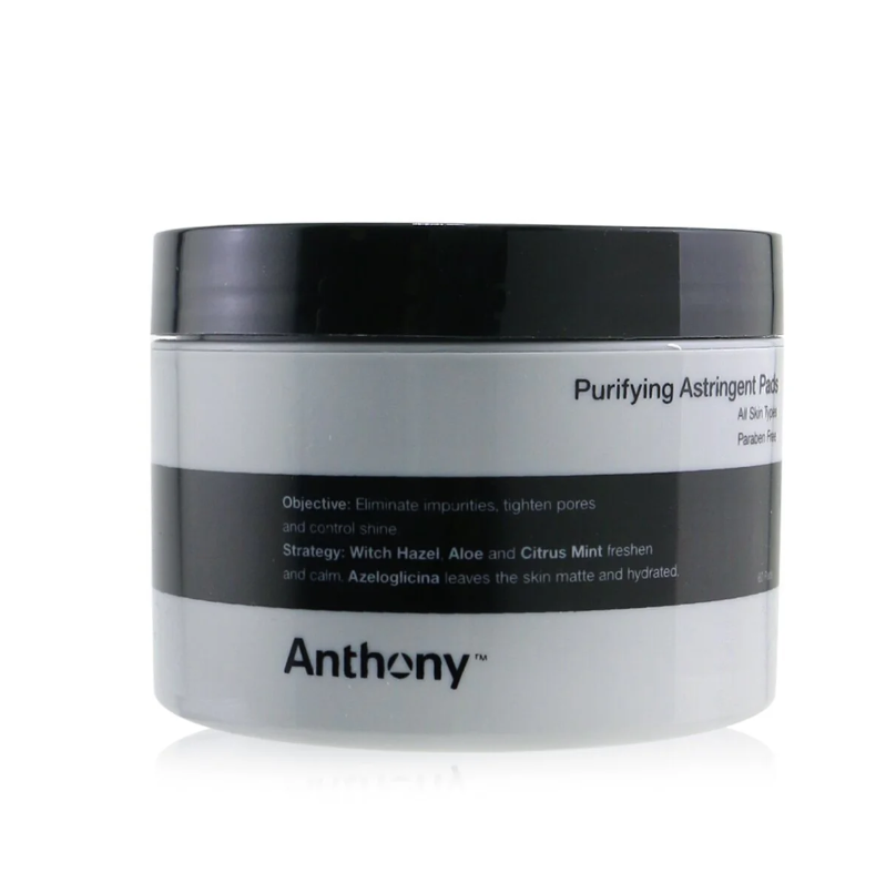 Anthony Purifying Astringent Pads ピュリファイング アストリンジェント パッド 60pads