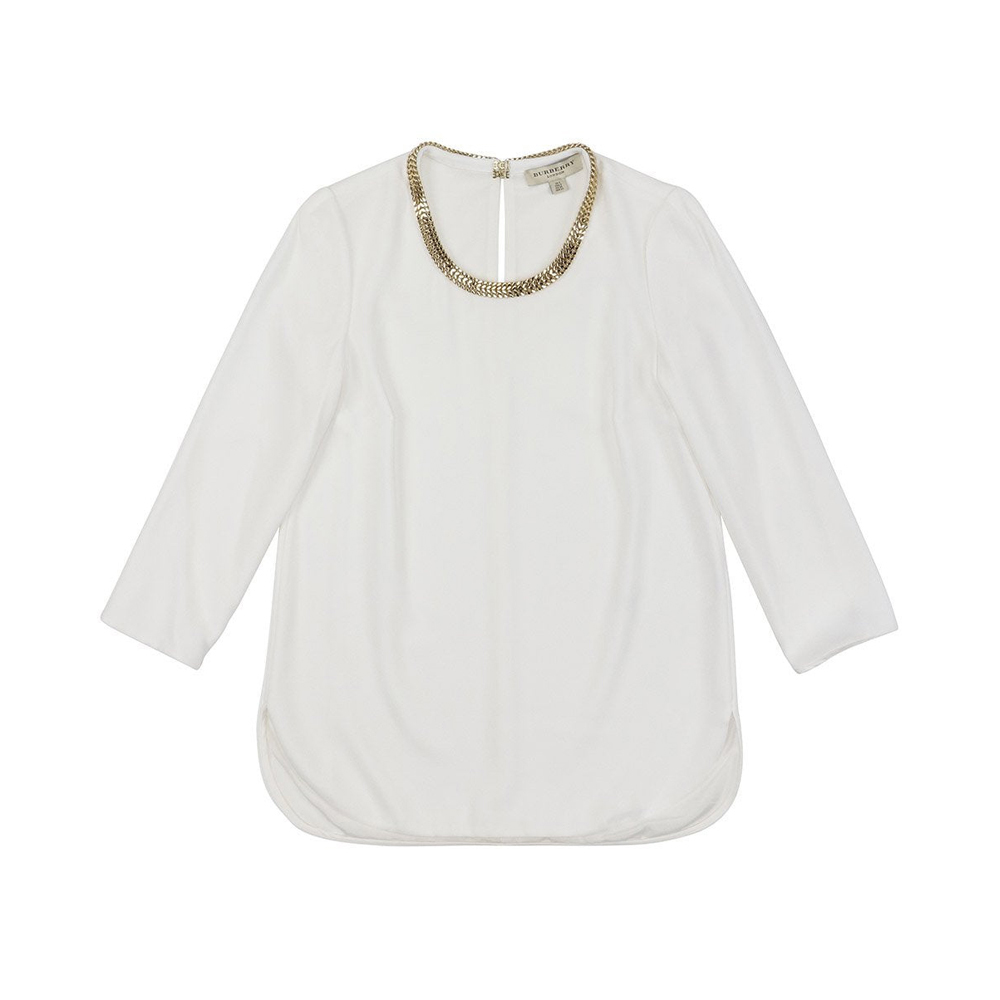 バーバリーBURBERRY LADIES T-SHIRT レディース T シャツ 3957273 10000 WHITE