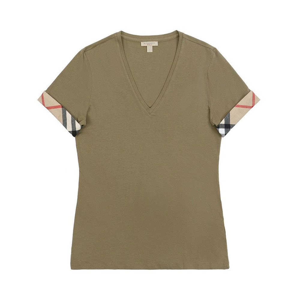 バーバリー BURBERRY LADIES T-SHIRT レディース T シャツ 3965148 33430 PALE-KHAKI-G