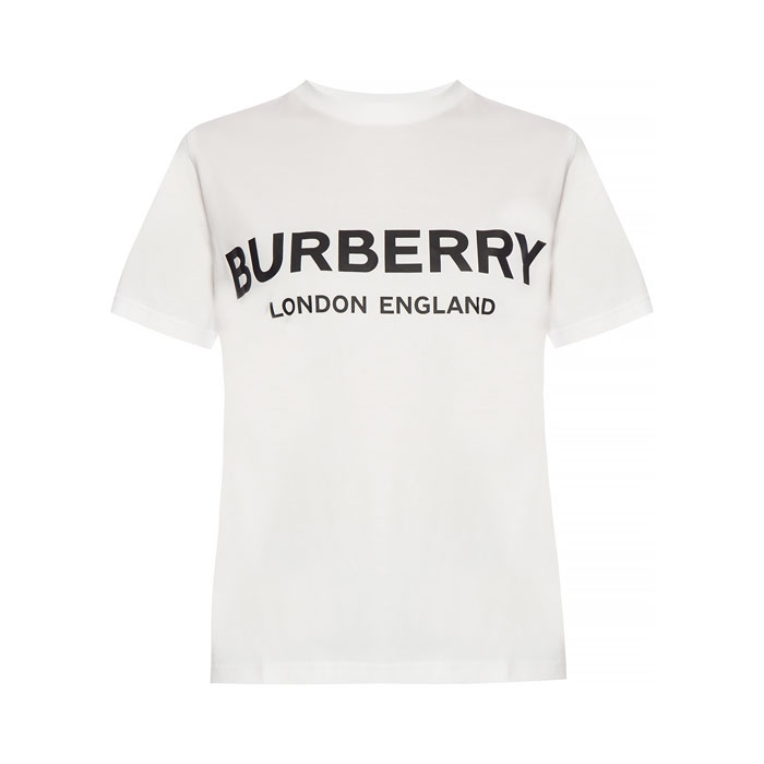 バーバリーBURBERRY LADIES T-SHIRT  レディース T シャツ 8008894 A1464 WHITE