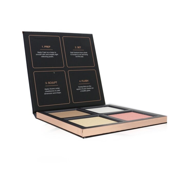 Huda Beauty フーダビューティー  3D Highlighter Palette (4x Highlighter) 3Dハイライターパレット（4xハイライター） # Pink Sands