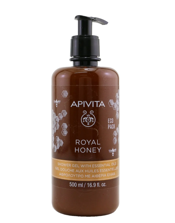 Apivita Royal Honey Shower Gel with Essential Oilsロイヤルハニー クリーミーシャワージェル エッセンシャルオイル 500ml