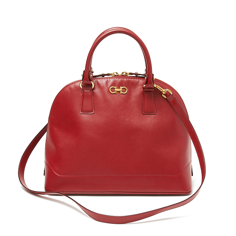 フェラガモ FERRAGAMO レディースダリナ ガンチーニ ハンドバッグ 21-E685 0583764 ROSSO