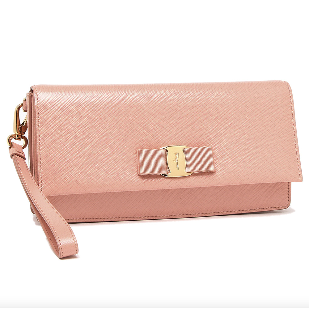 フェラガモ FERRAGAMO  レディース クラッチバッグ 21-E633 0584462 BLUSH