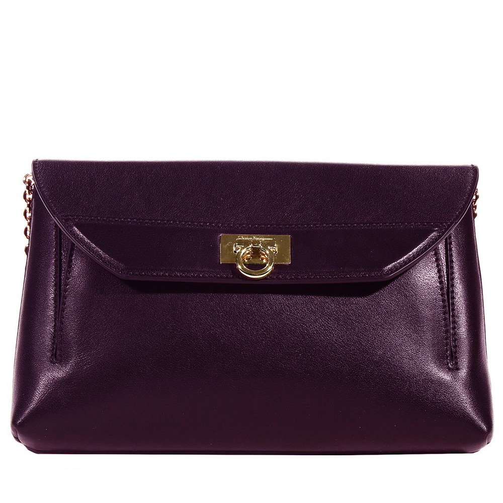 フェラガモ FERRAGAMO レディース ショルダーバッグ 22-C004 0596715 PLUM