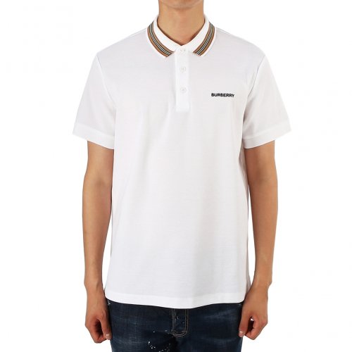 バーバリーBURBERRY MEN POLO メンズポロ 8009280 A1464 WHITE