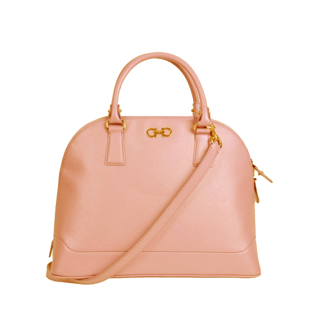 フェラガモ  FERRAGAMO レディースダリナ ガンチーニ ハンドバッグ 21-E685 0593769 BLUSH