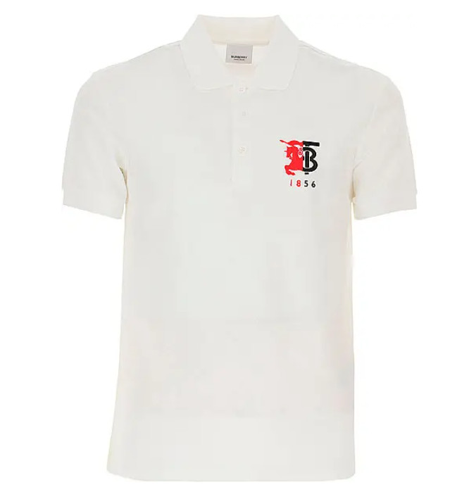 バーバリーBURBERRY MEN POLO メンズポロ 8025756 A1464 WHITE