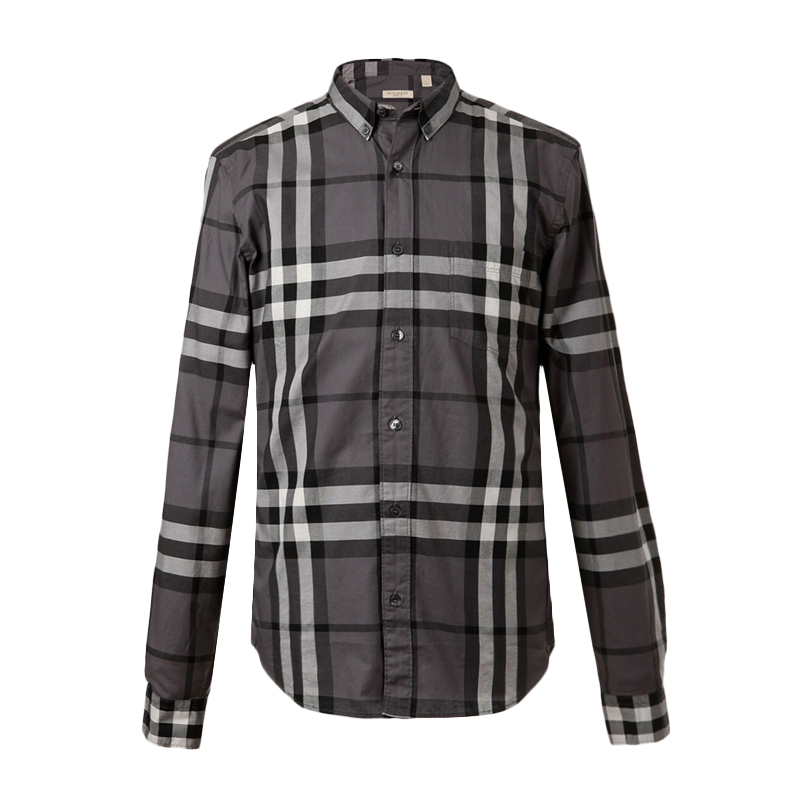 バーバリーBURBERRY MEN SHIRT  メンズ シャツ  3819289 0260B CHARCOAL