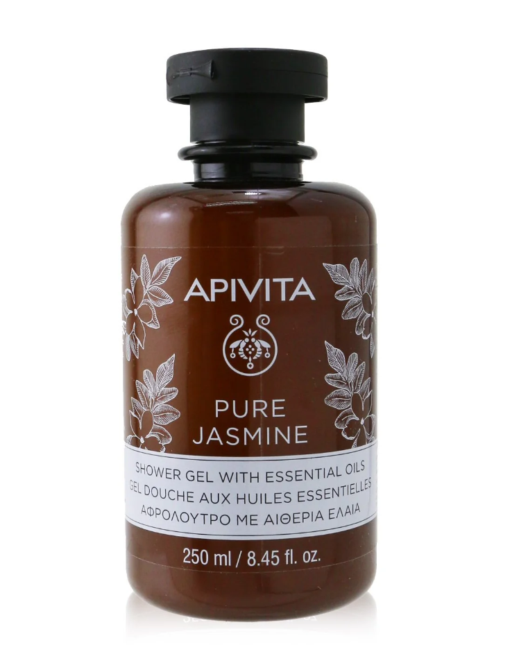 Apivita  Pure Jasmine Shower Gel with Essential Oils エッセンシャルオイルピュアジャスミンシャワージェル 250ml