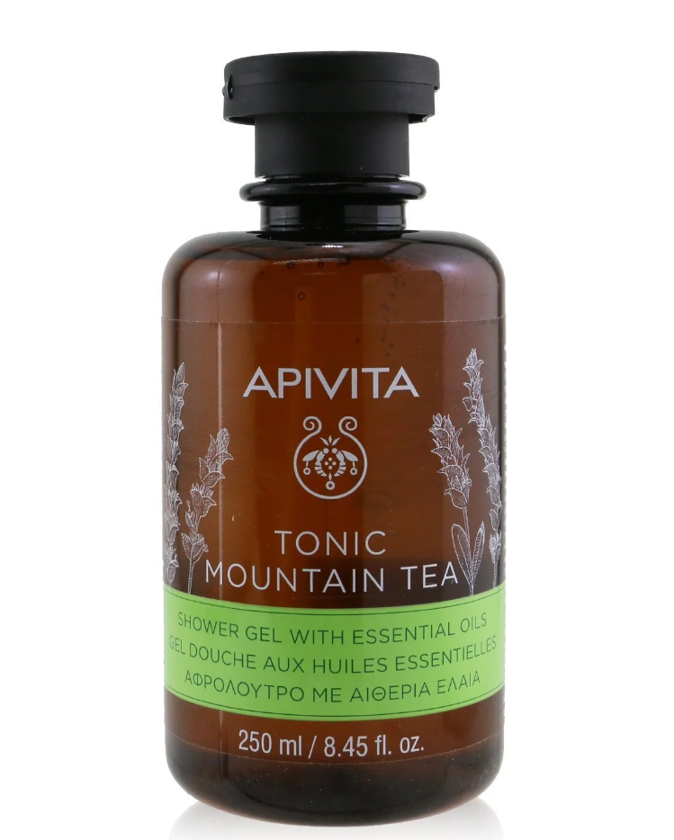 Apivita Tonic Mountain Tea Shower Gel With Essential Oilsトニックマウンテン ティーシャワージェル エッセンシャルオイル 250ml