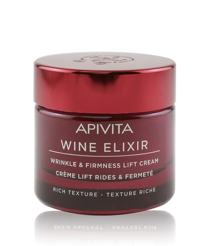 Apivita Wine Elixir Wrinkle & Firmness Lift Cream - Rich Texture ワインエリクシール リンクル&ファームネス リフトクリーム50ml