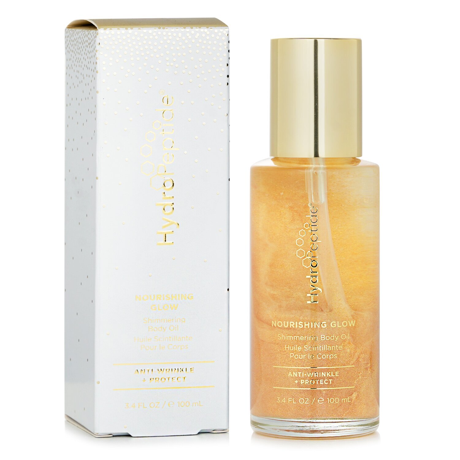 HydroPeptide ハイドロペプチド Nourishing Glow Shimmering Body Oil 818951020684