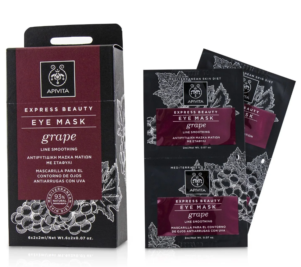 アピビタ Apivita レディース Express Beauty Eye Mask with Grape (Line Smoothing) エクスプレスビューティ アイマスク グレープ (小じわ用)6x(2x2ml)