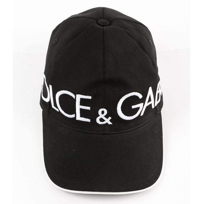 DOLCE & GABBANA CAP GH645Z FUFI3 N0000 BLACK