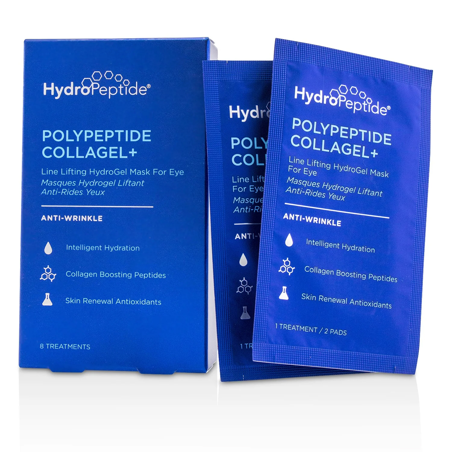 HydroPeptide ハイドロペプチド  ポリペプチド コラゲル+ ライン リフティング ハイドロゲル マスク For アイ 818951020271