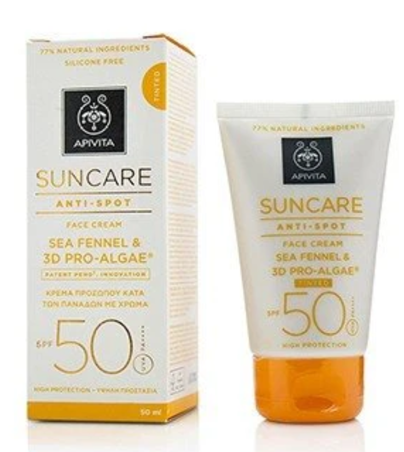 アピビタ Apivita レディース Suncare Anti-Spot Face Cream サンケア アンチスポット フェイスクリーム SPF 50 50ml