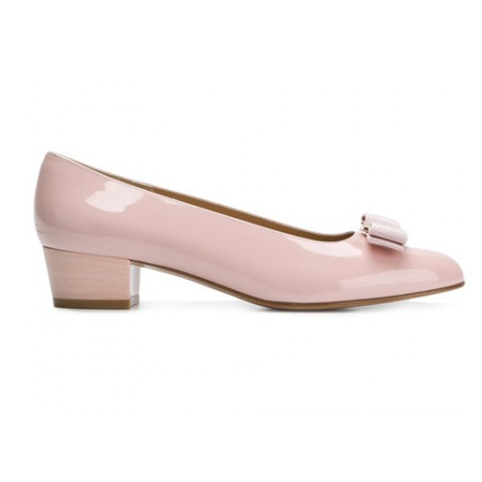 FERRAGAMO LADY SHOES 0643045 NP-C BOBO PALE PINK