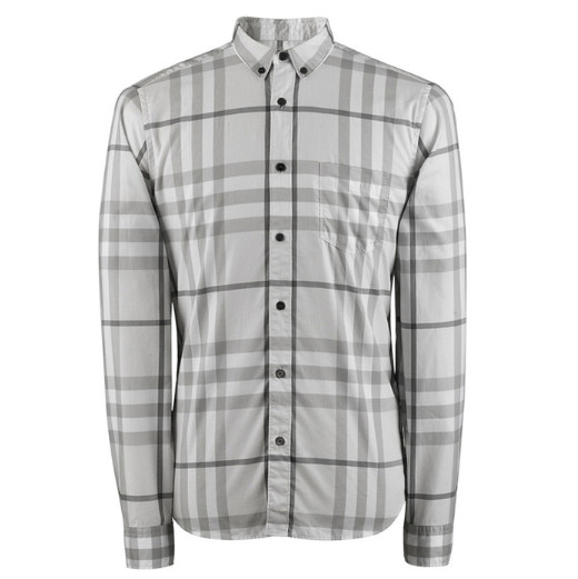 バーバリーBURBERRY MEN SHIRT  メンズ シャツ 3942560 0545B PALE-GREY-ST