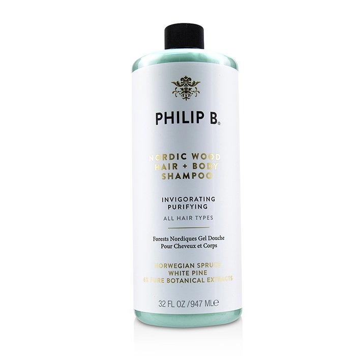 Philip B フィリップ B ノルディックウッドヘア＆ボディシャンプー  947ML 893239000763