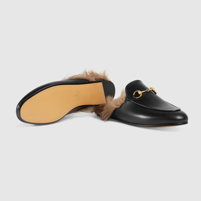 グッチ GUCCI LADY SANDALS レディ サンダル 397749 DKHH0 1063 PRINCETOWN LEATHER SLIPPER