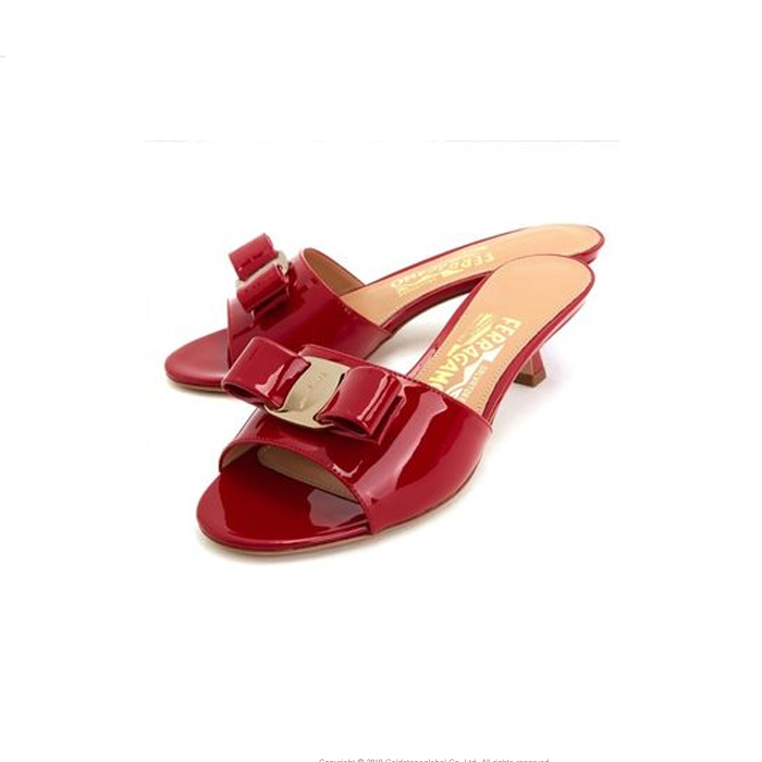 FERRAGAMO LADY SHOES 0705534 PA-C ROSO RED