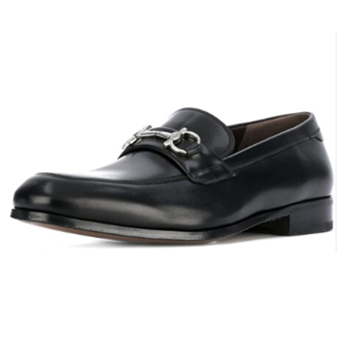 FERRAGAMO MEN SHOES 0658841 CALF NERO BLACK