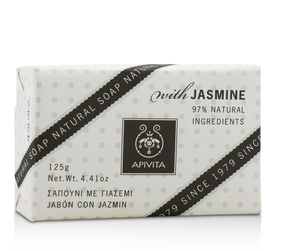 Apivita Natural Soap Jasmine ナチュラルソープ ジャスミン 125g