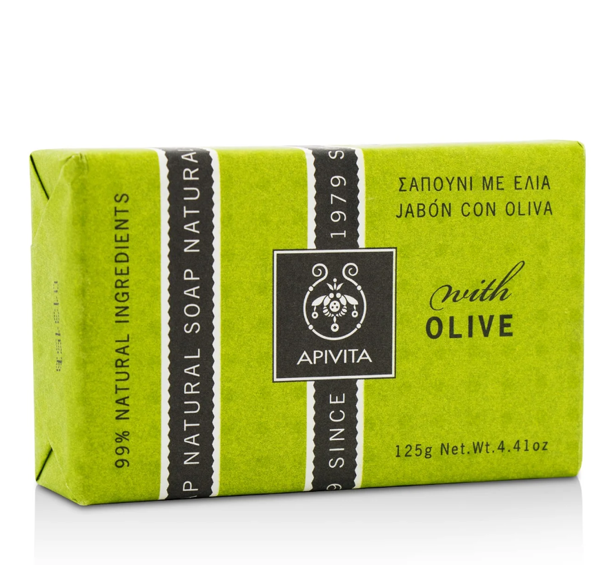 Apivita Natural Soap Oliveナチュラルソープ オリーブ 125g