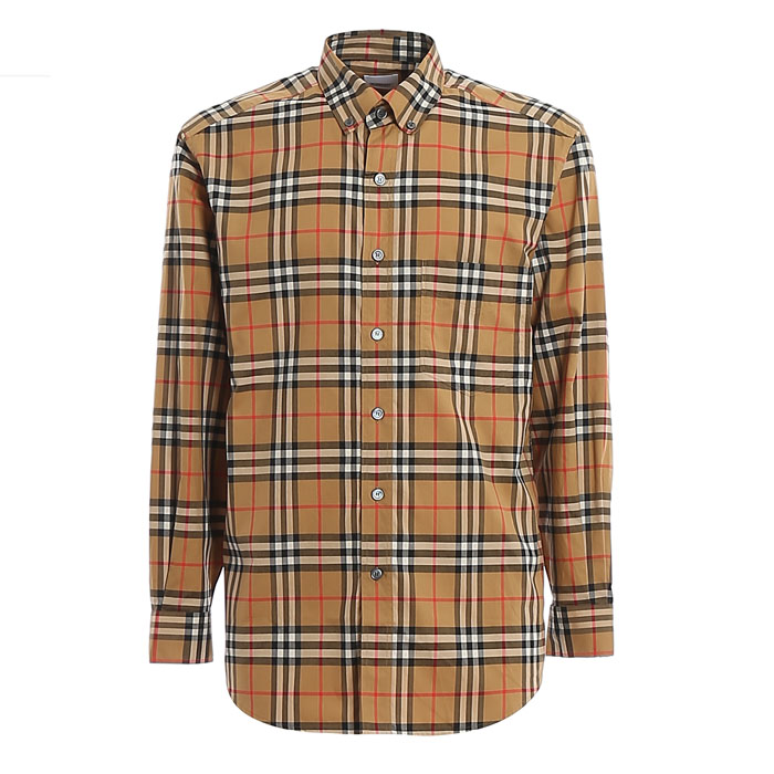 バーバリーBURBERRY MEN SHIRT  メンズ シャツ 8022268 A2219 ANTIQUE-YEL