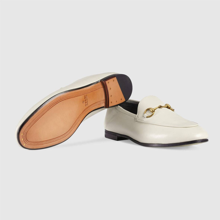 GUCCI LADY SHOES グッチレディースシューズ 414998 DLC00 9022 Leather Horsebit Loafer