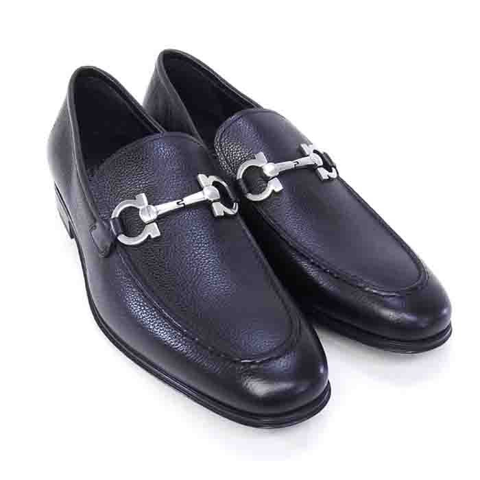 FERRAGAMO MEN SHOES 0662359 P-C NERO BLACK