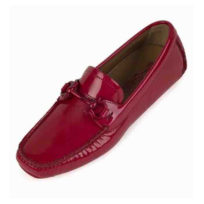 FERRAGAMO LADY SHOES 0665284 PA-C PLMP RED