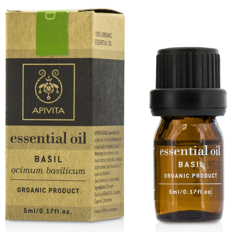 Apivita Essential Oils エッセンシャル オイル Basil 10ml