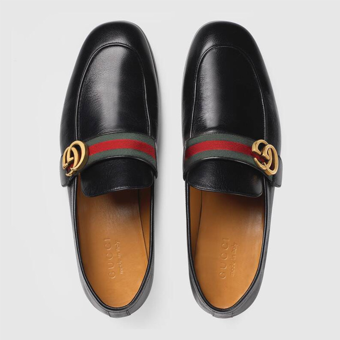 グッチ GUCCI ブラック メンズ ローファー428609 D3VN0 1060