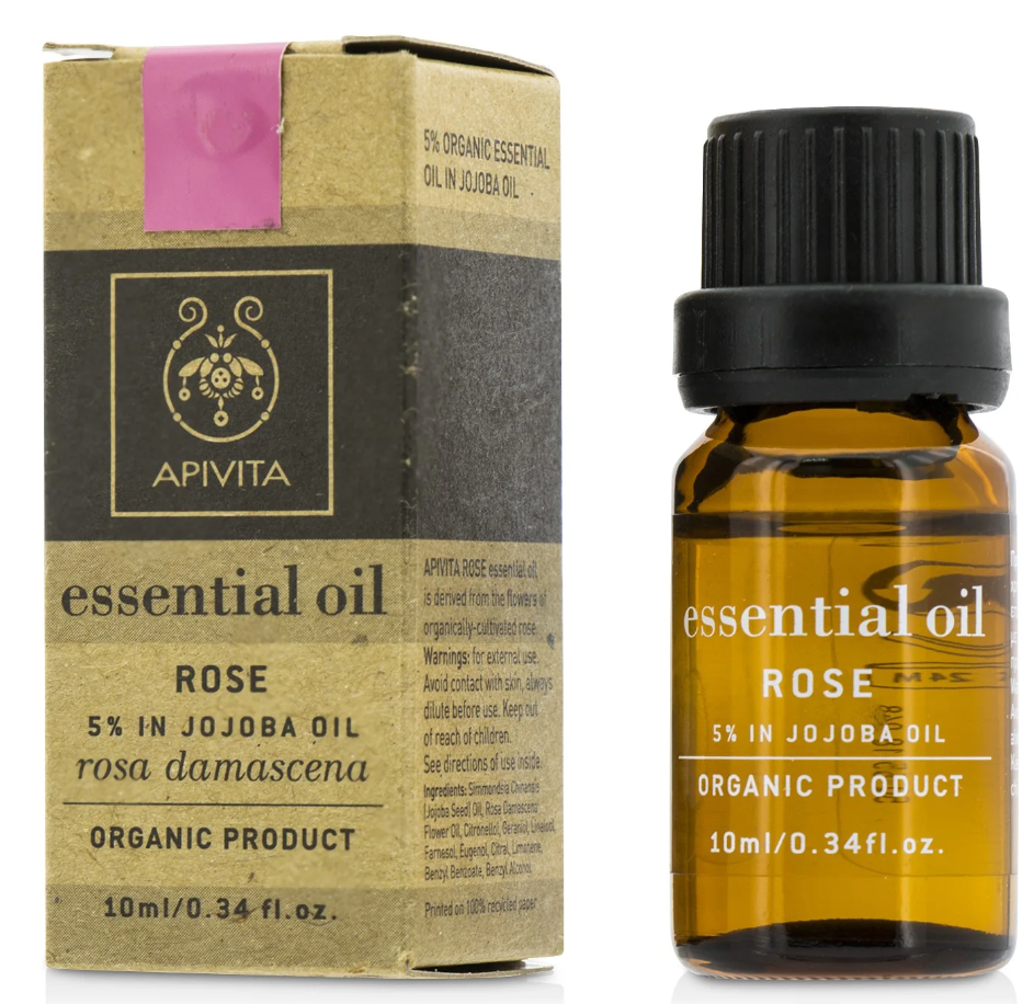 Apivita Essential Oils エッセンシャル オイル Rose 5% In Jojoba Oil 10ml