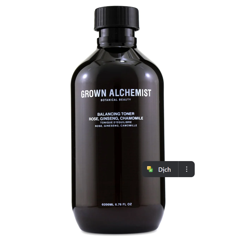 Grown Alchemist グロウン アルケミスト バランシング トナー Rose, Ginseng ＆ Chamomile 200ml 23855077501