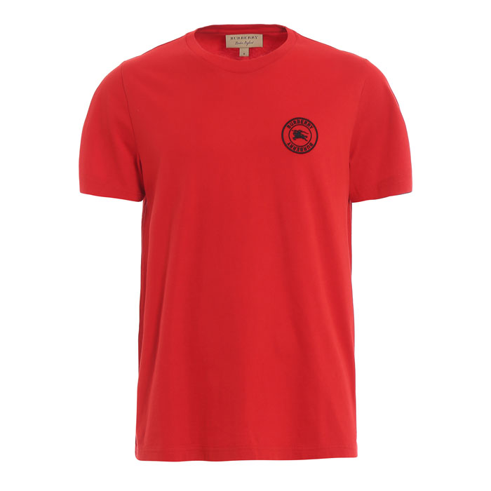 バーバリーBURBERRY MEN T-SHIRT  メンズ Tシャツ 8007815 A1369 RED