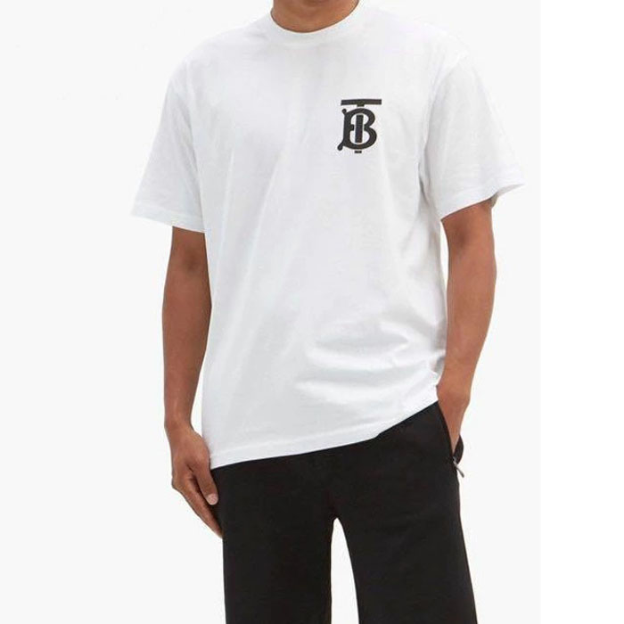 バーバリーBURBERRY MEN T-SHIRT  メンズ Tシャツ 8017485 A1464 WHITE