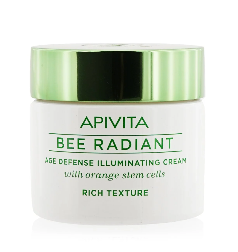 Apivita Bee Radiant Age Defense Illuminating Cream Rich Texture ビーラディアント エイジディフェンス イルミネーティングクリーム 50 ml