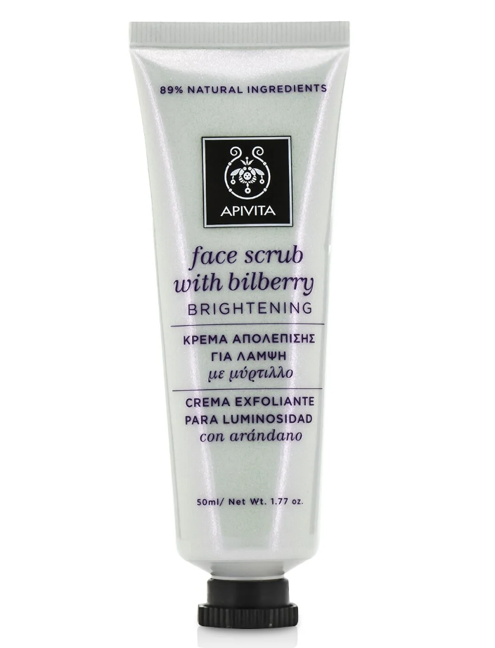 Apivita Facial Scrub Bilberryフェイススクラブ ビルベリー 50ml