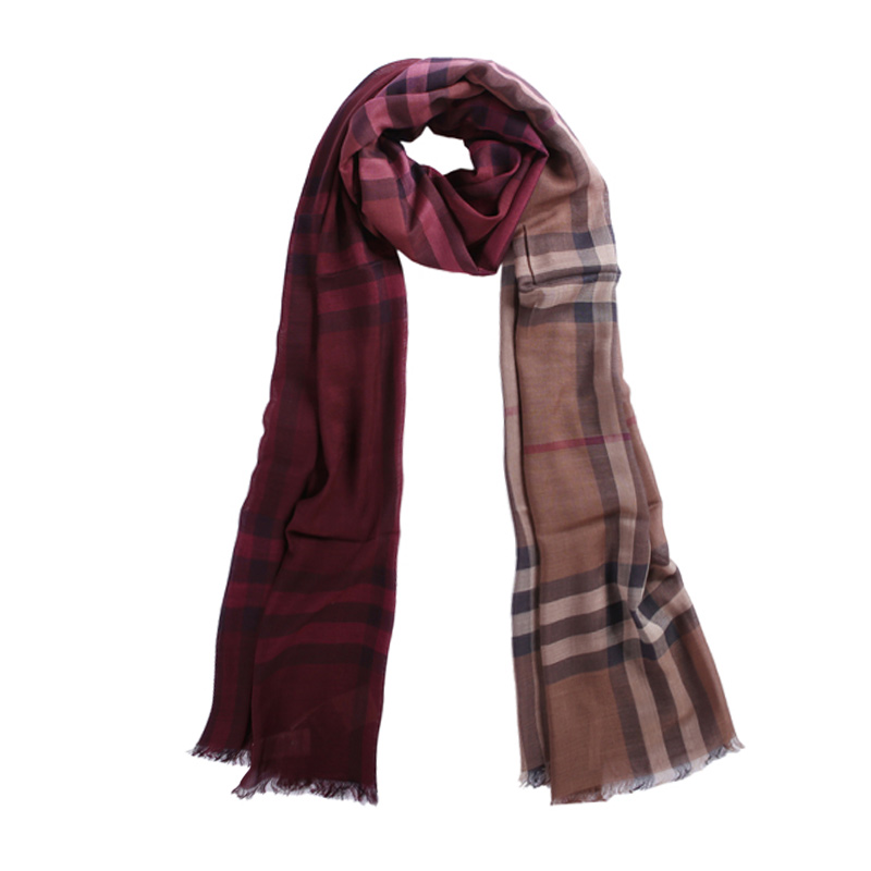 バーバリーBURBERRY MUFFLER レディースマフラー 3952066 2522B SMOKED-TR