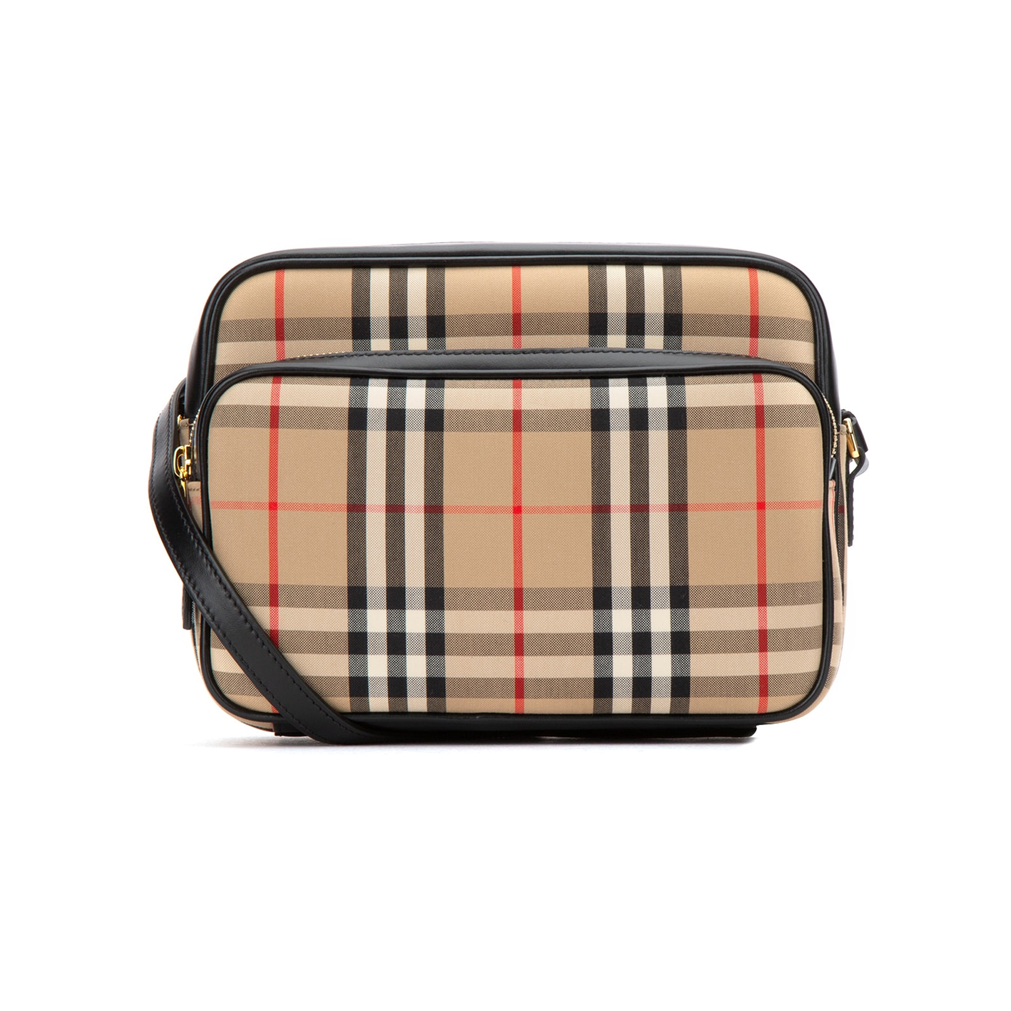 バーバリー BURBERRY ミディアム ヴィンテージチェック＆レザー カメラバッグ 8019377 ARBE