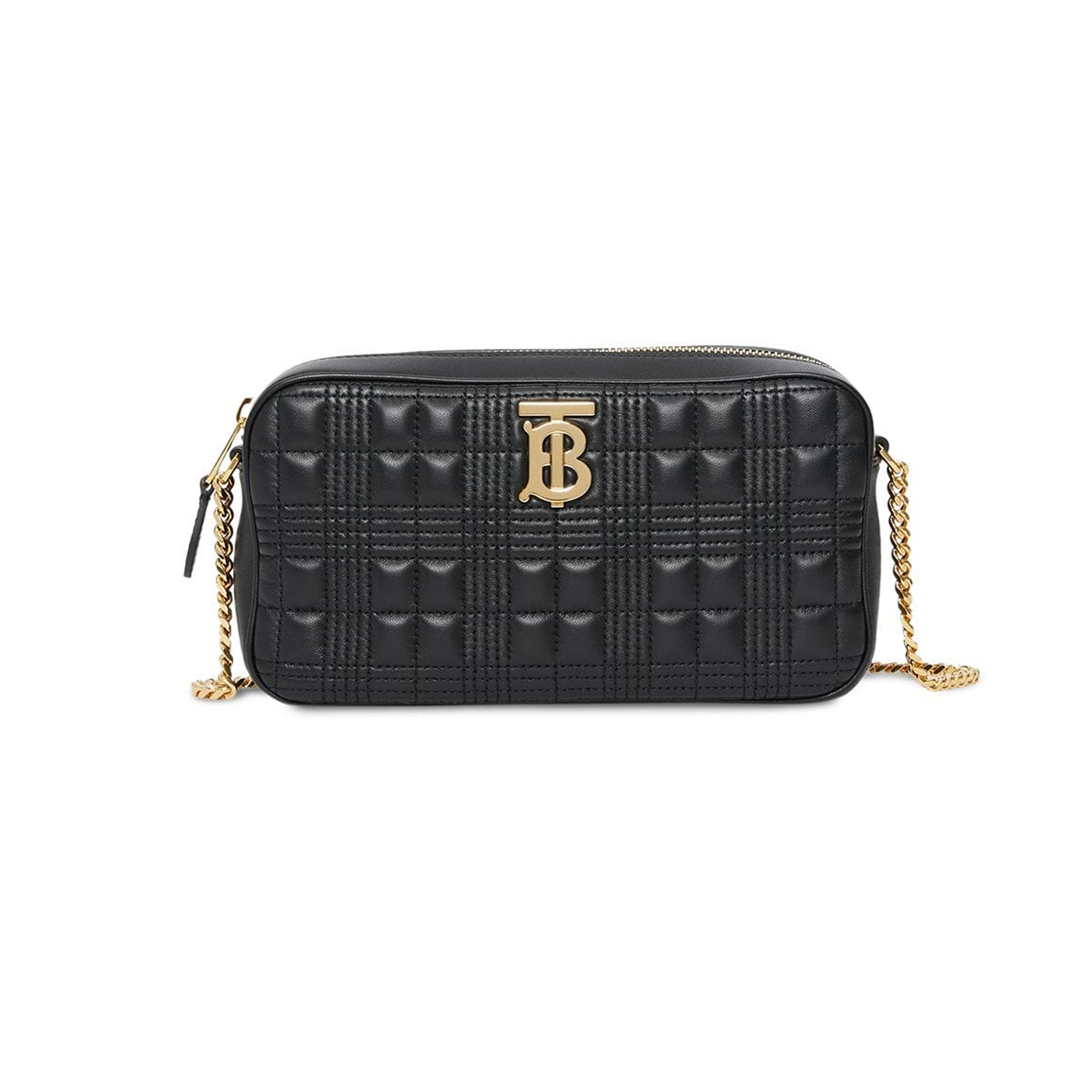 バーバリー BURBERRY レディース レザー ロゴ スモール カメラバッグ / ポシェット 8020713 BLK