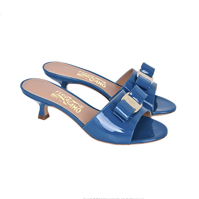 FERRAGAMO LADY SHOES 0709025 PA-C AZUR BLUE