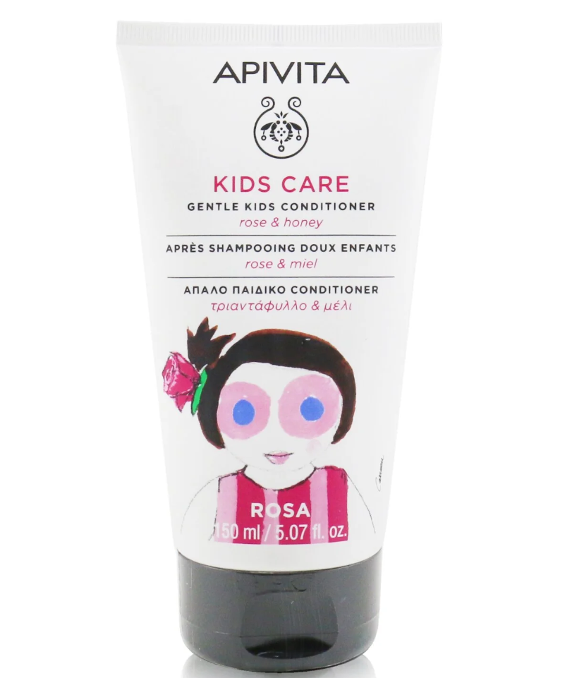 Apivita Kids Conditioner With Rose & Honey キッズ ケア ジェントル キッズ コンディショナー (ローズ&ハニー)150ml