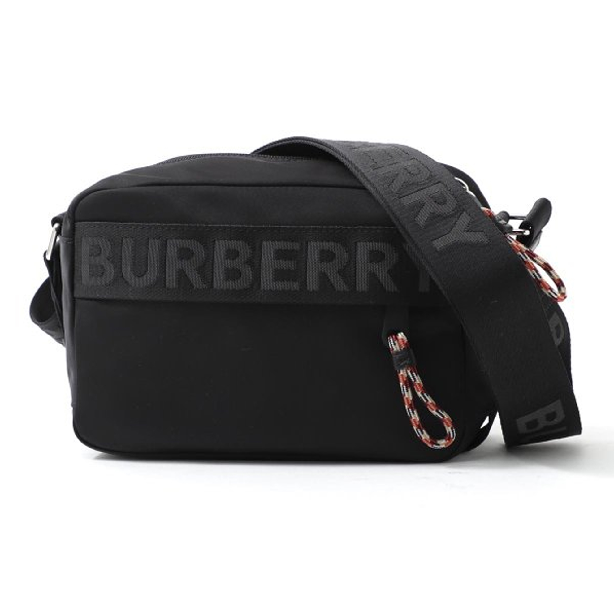 バーバリー BURBERRY メンズ ロゴディテール クロスボディバッグ 8025669 BLK