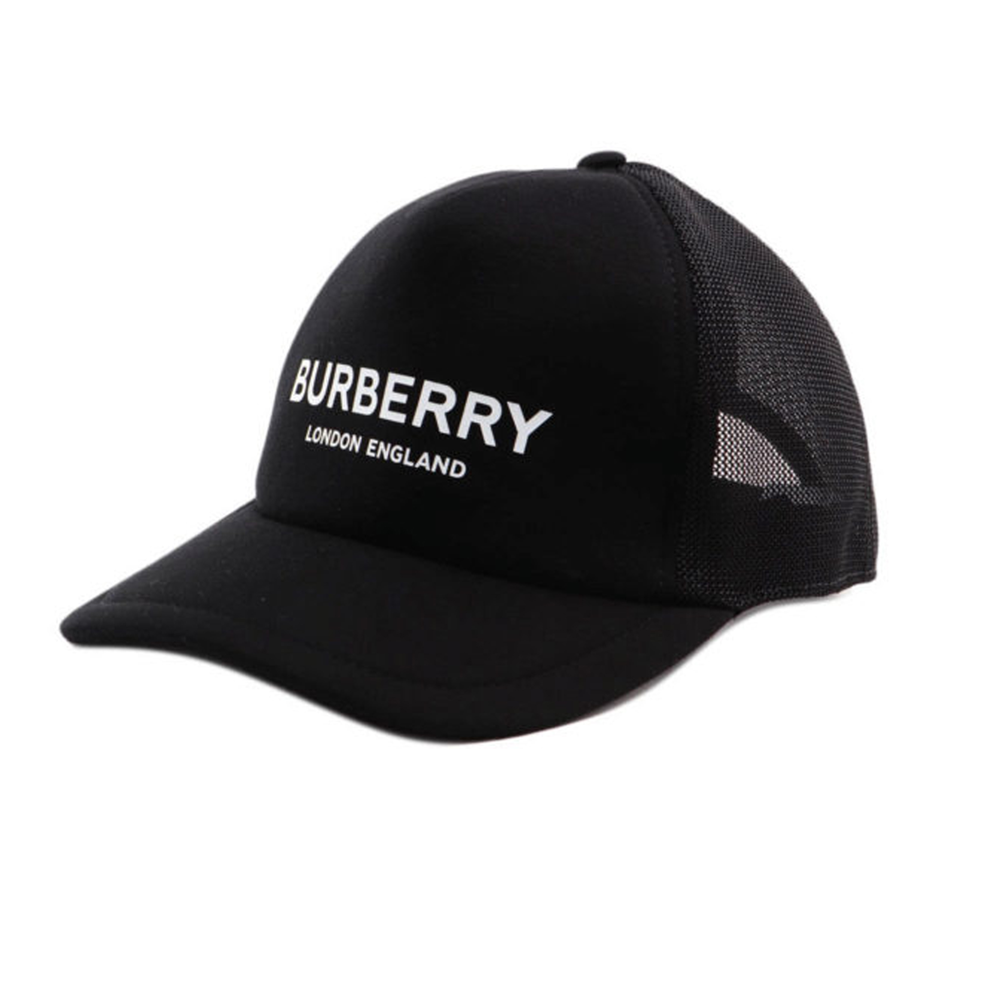 バーバリー BURBERRY メンズ ブラック ベースボールキャップ トラッカー  8019216 BLKサイズ M